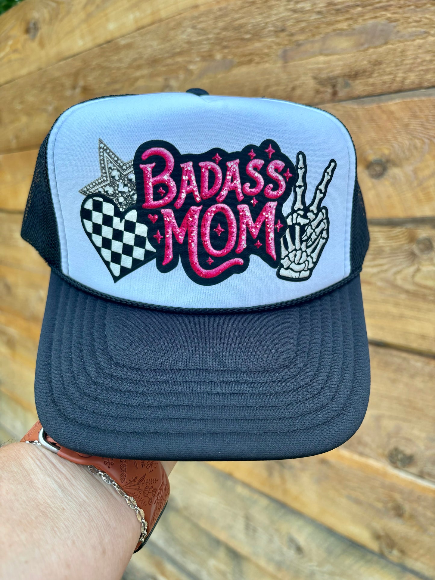 Bad Ass Mom Trucker Hat