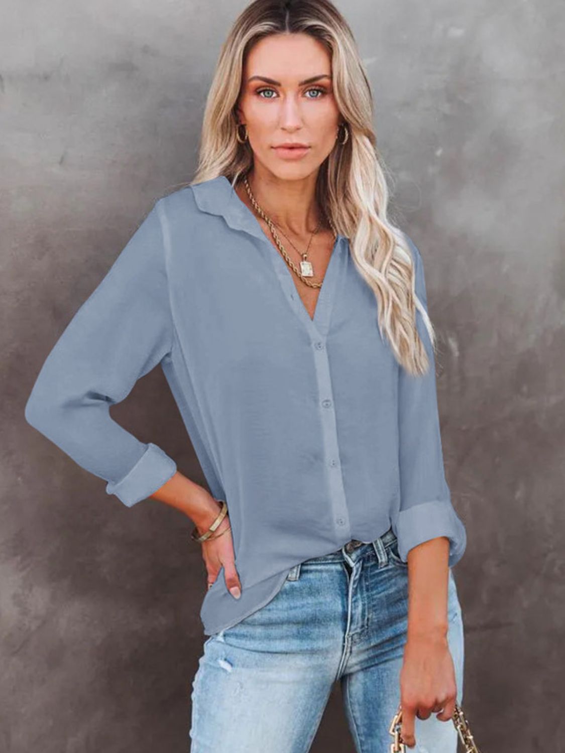 Button Down Long Sleeve Shirt