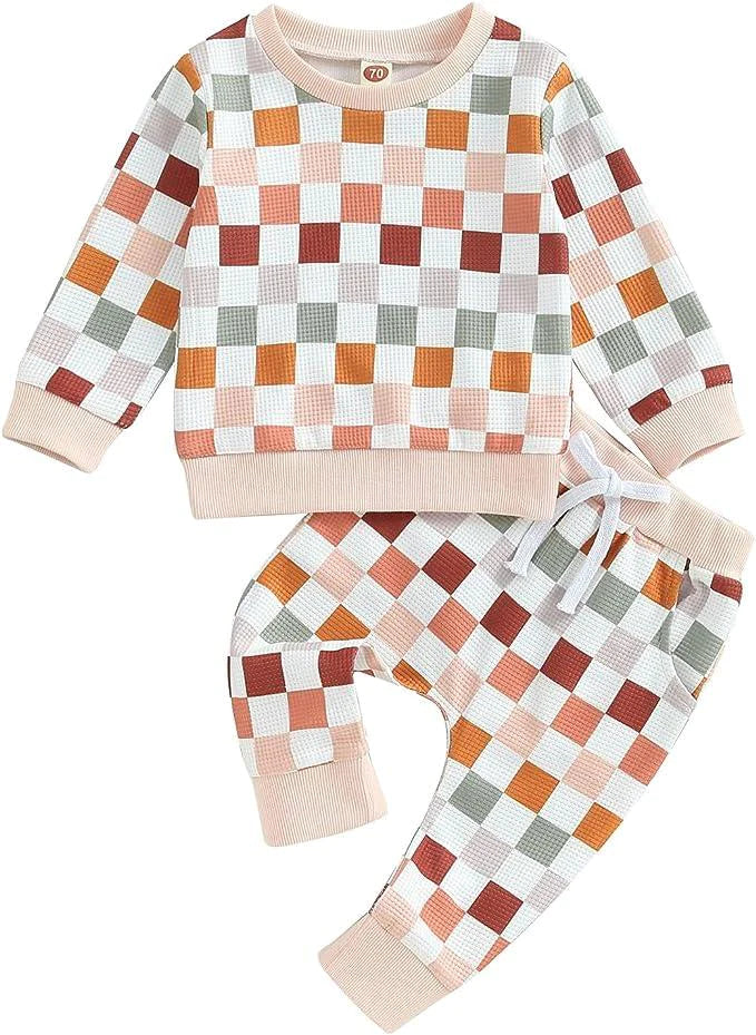 Baby Checkered Outfit- Super Soft