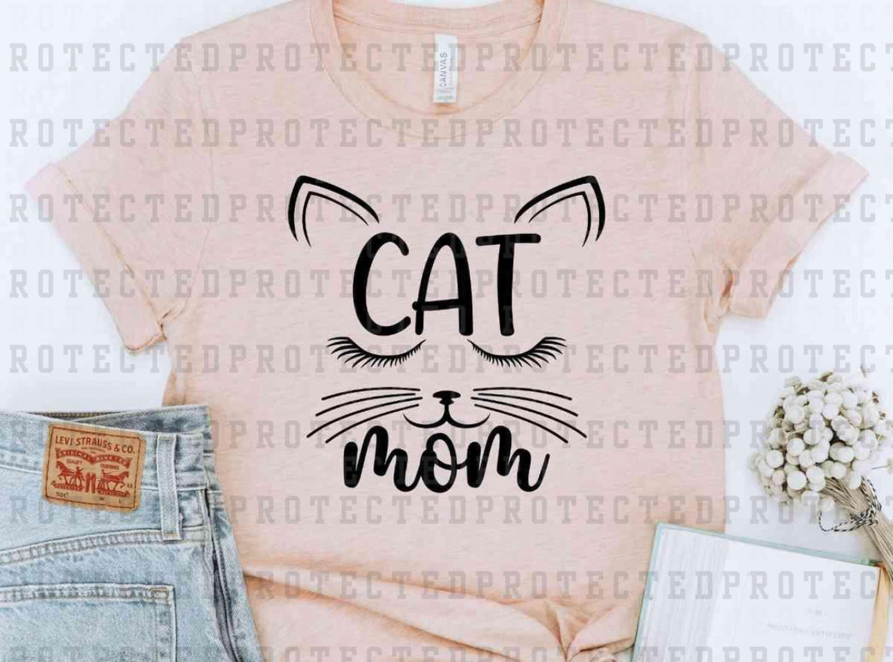 Cat Mom T-Shirt or Sweatshirt