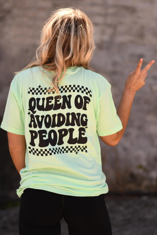 Queen of Avoiding People Graphic T-Shirt