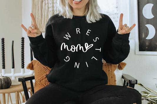 Wrestling Mom Graphic T-Shirt or Sweatshirt