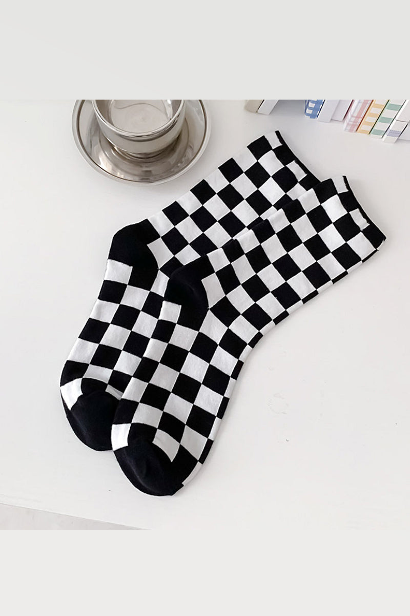Adult Checkered Socks