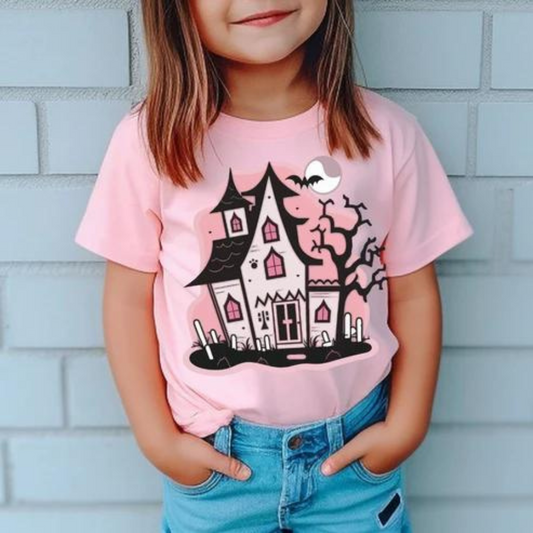 Girls Haunted House Shirt