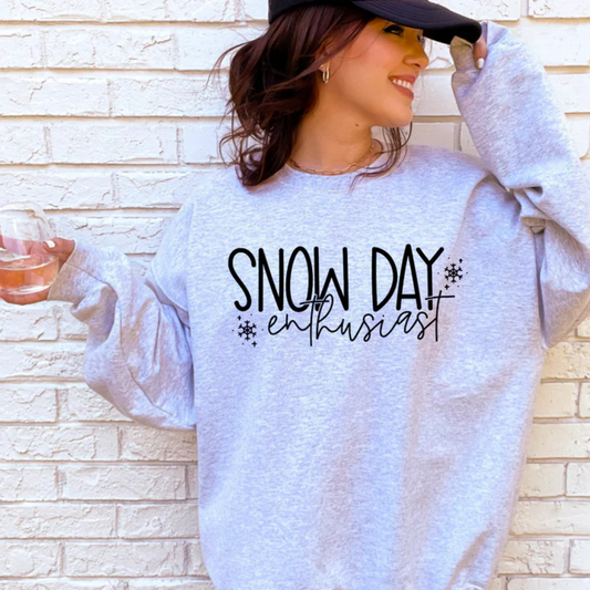 Snow Day Enthusiast Graphic Shirt