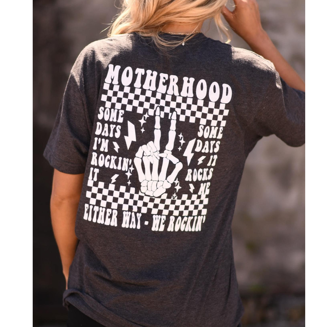 Rockin' Motherhood Graphic T-Shirt