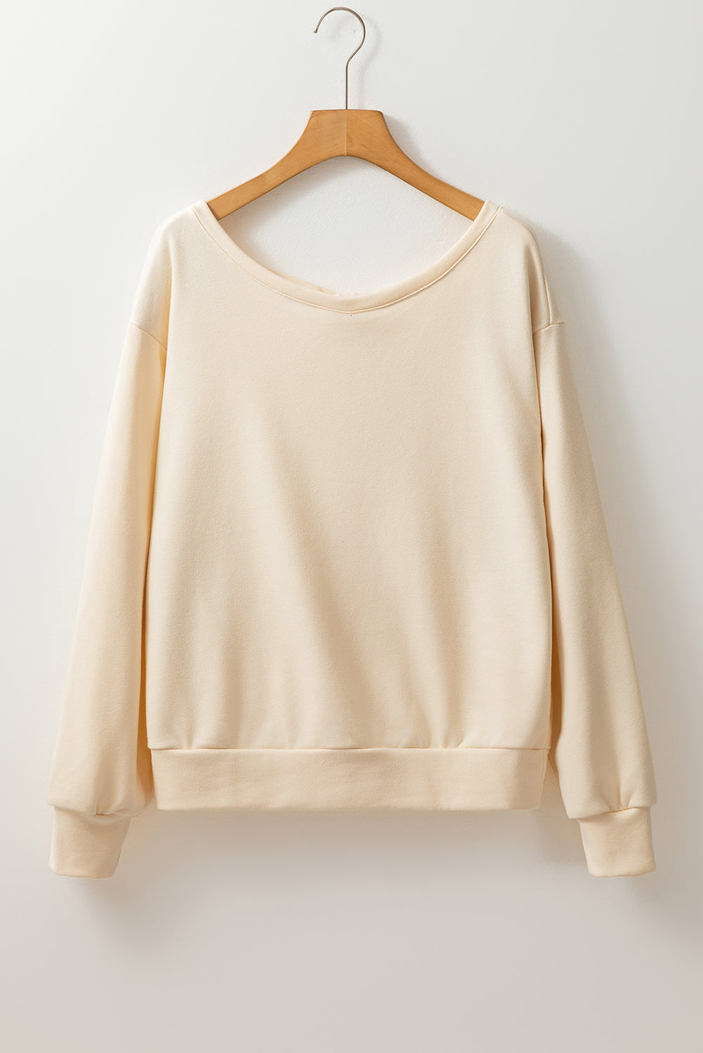 Bow Cutout Long Sleeve Sweatshirt