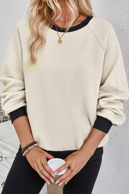 Texture Contrast Sweater