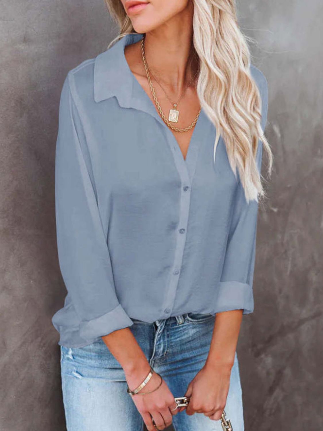 Button Down Long Sleeve Shirt