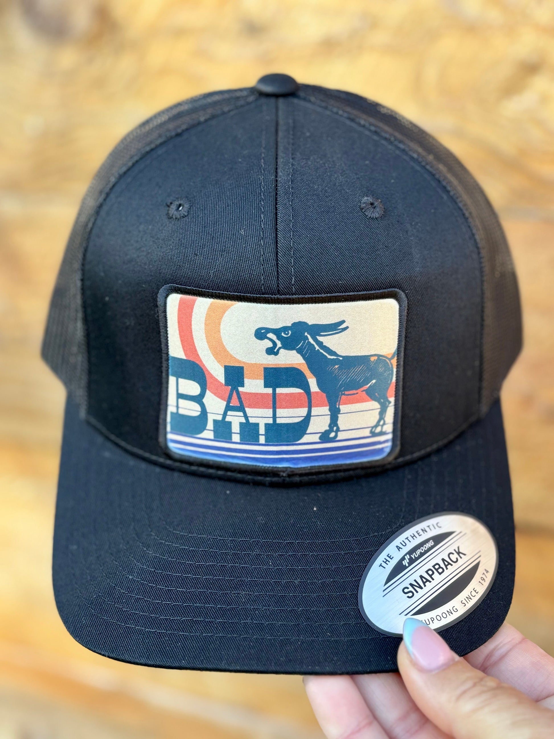 Bad Ass Trucker Hat, SnapBack Trucker Hat, Hat Patches, Sassy Trucker Hat, Funny Trucker Hat