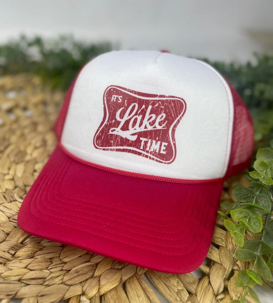 It's Lake Time Trucker Hat