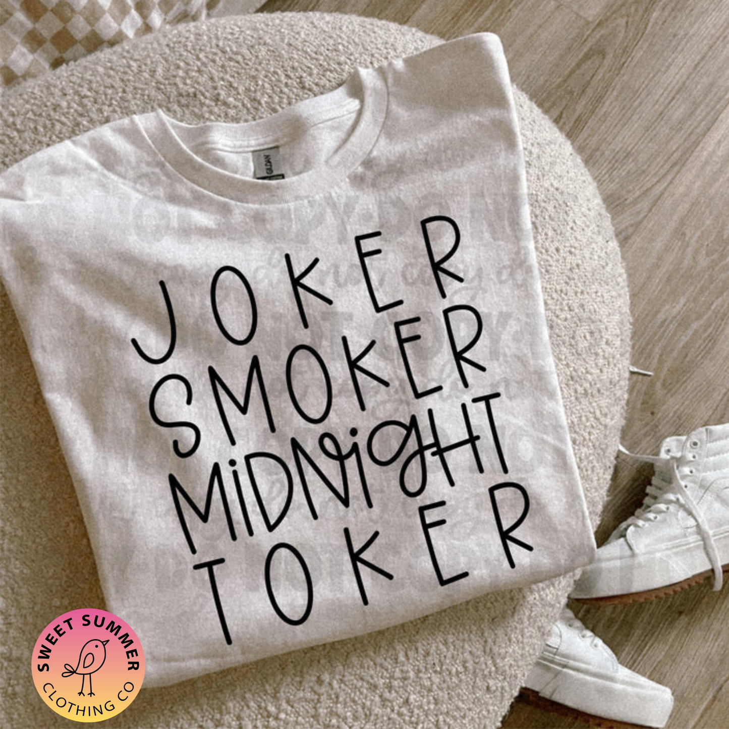 Midnight Toker Graphic T-Shirt or Crewneck - Get Your Groove On!